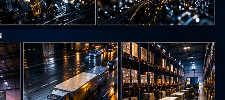 Industrial warehouse with chemical drums and lubricant storage